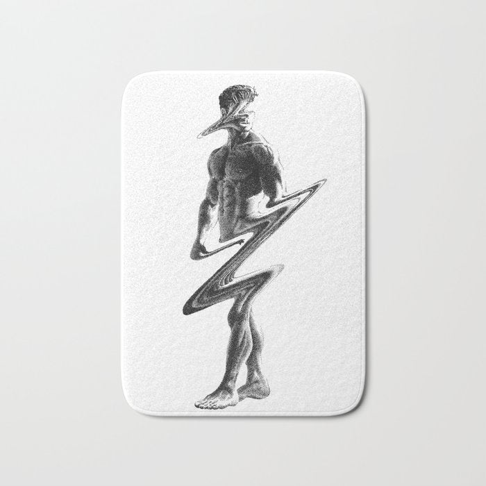 Wavy 2 - NOODDOODs Bath Mat Gallery Image 1