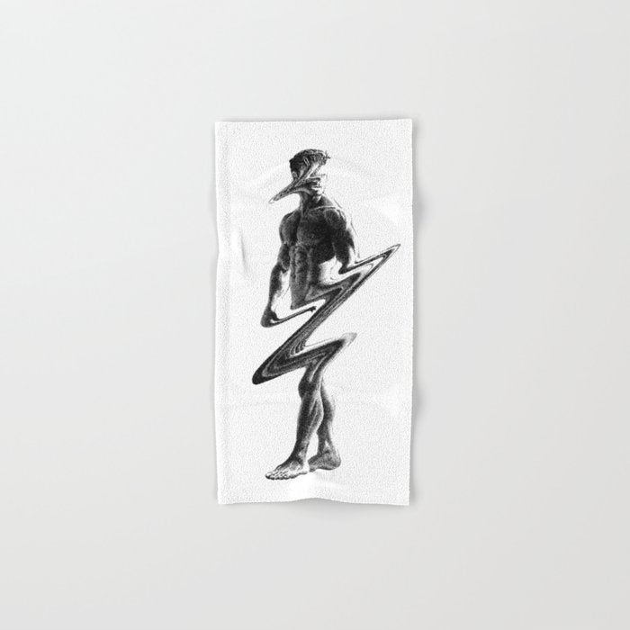 Wavy 2 - NOODDOODs Bath Towel Gallery Image 1