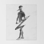 Wavy 2 - NOODDOODs Throw Blanket Gallery Image 2