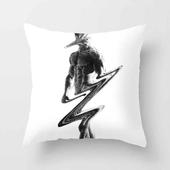 Wavy 2 - NOODDOODs Throw Pillow Gallery Image 6