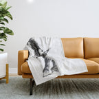 Wavy 2 - NOODDOODs Throw Blanket Gallery Image 1