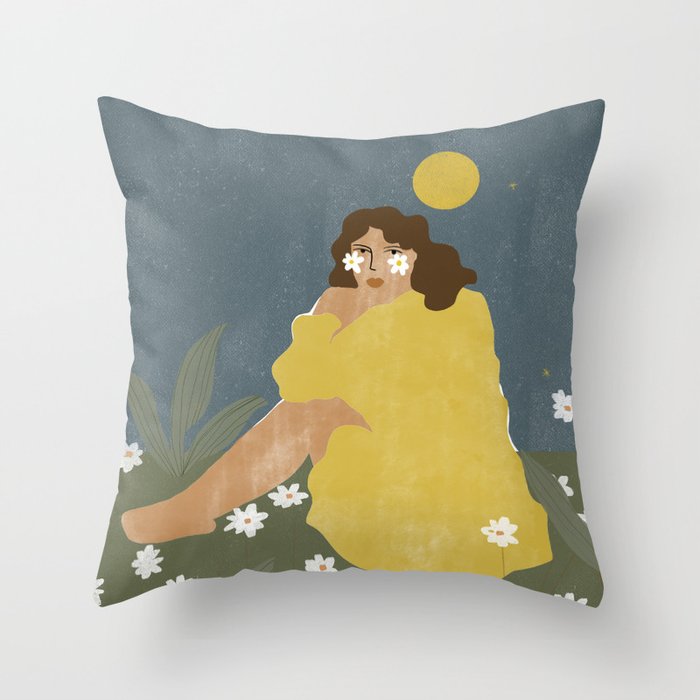 Sun don't shine Throw Pillow Gallery Image 6