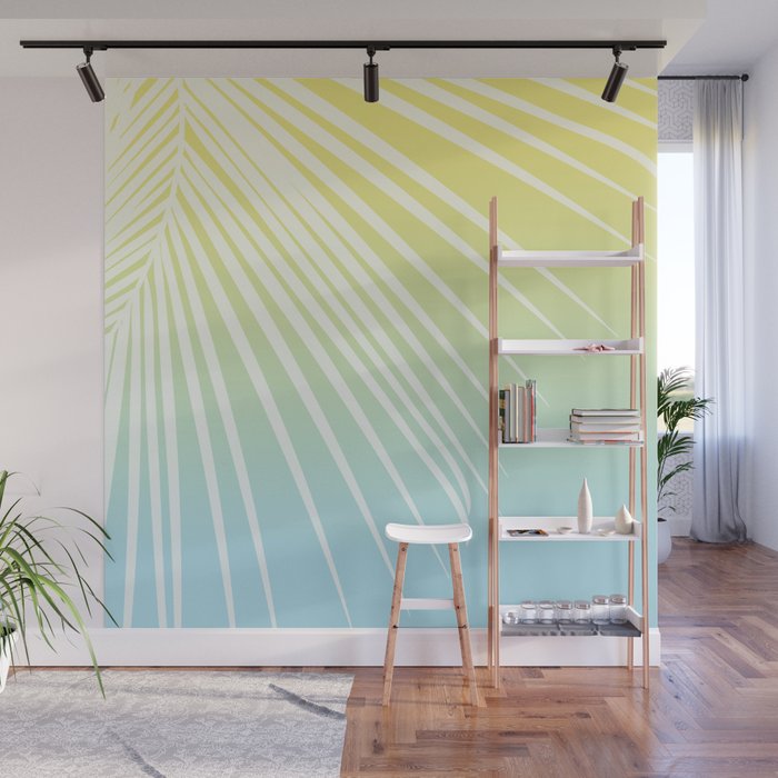 Pastel Palm 03 Wall Mural Gallery Image 1
