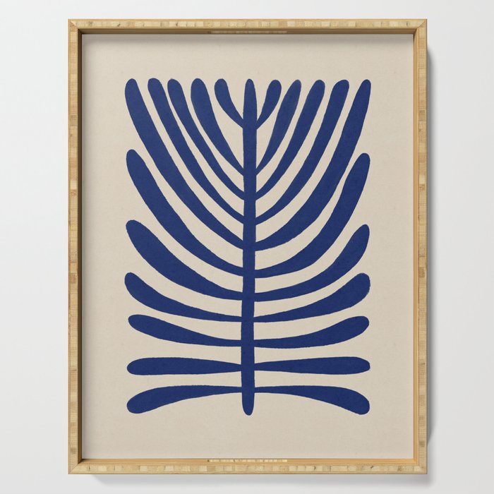 One Hundred-Leaved Plant #2 Serving Tray Gallery Image 1