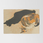 At the Bodiniere Théophile-Alexandre Steinlen 1894 Cat Ink Illustration Rug Gallery Image 2