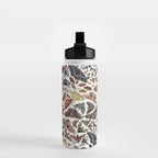 Moths of North America Pattern Water Bottle Gallery Image 2