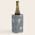 William Morris Vintage Pimpernel Blue Charcoal Silver Grey Wine Chiller Gallery Image 2