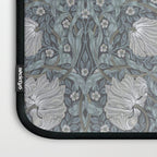 William Morris Vintage Pimpernel Blue Charcoal Silver Grey Laptop Sleeve Gallery Image 3
