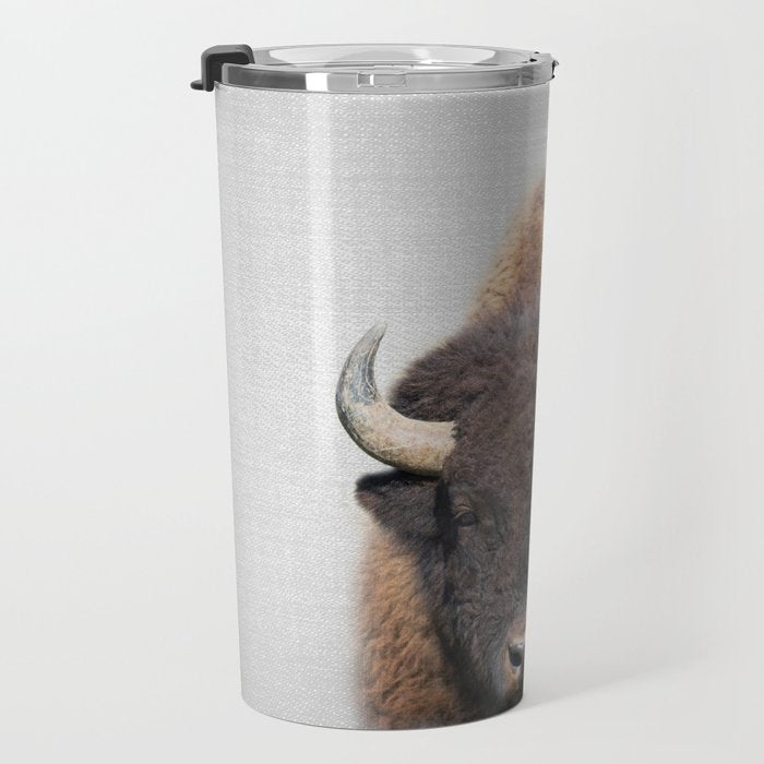 Buffalo - Colorful Travel Mug Gallery Image 3