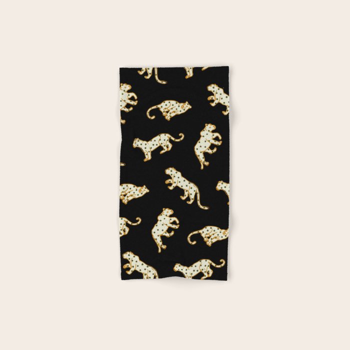 Leopard at Night Bath Towel Gallery Image 1