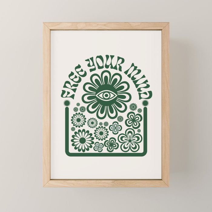 Free your Mind Mini Art Print Gallery Image 1