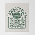 Free your Mind Throw Blanket Gallery Image 2