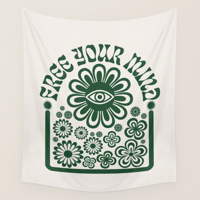 Free your Mind Wall Tapestry Gallery Image 1