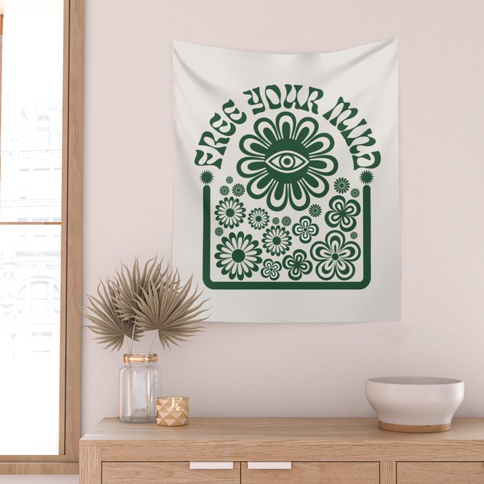 Free your Mind Wall Tapestry Gallery Image 2