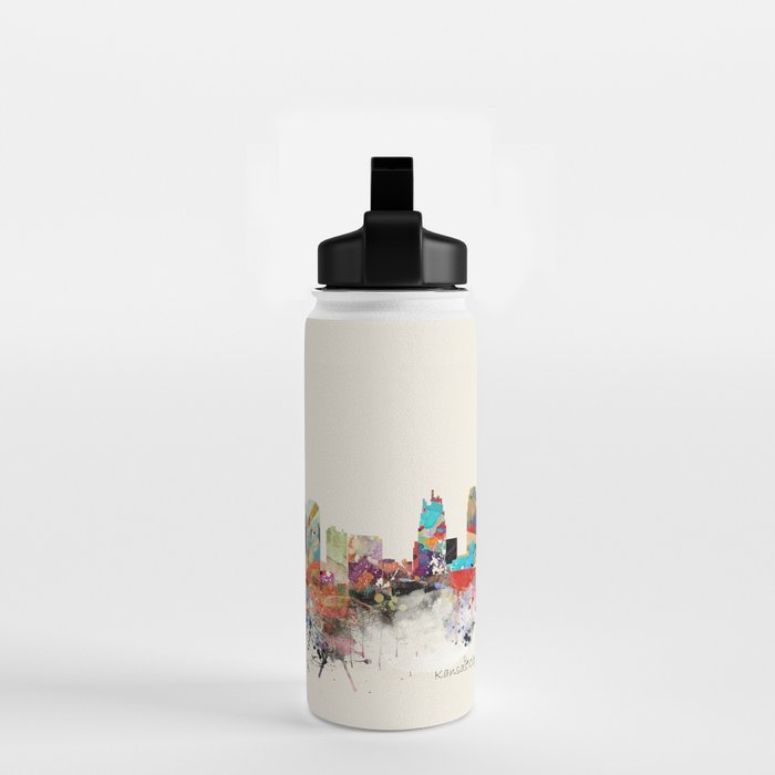 kansas city skyline Water Bottle Gallery Image 2