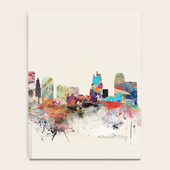 kansas city skyline Notebook Gallery Image 4