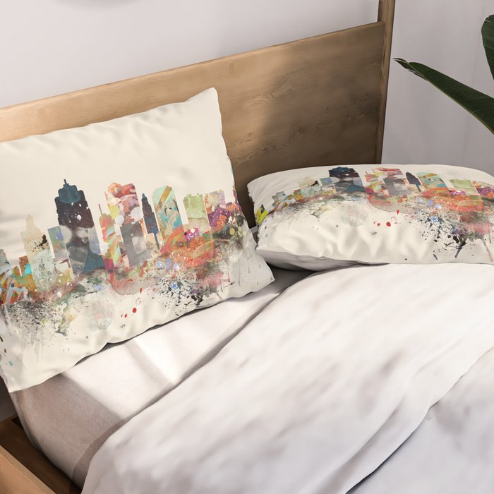 kansas city skyline Pillow Sham Gallery Image 2