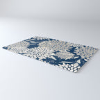 Leaves and Blooms, Blue and Gray Rug Gallery Image 3