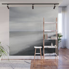 Black Beach, Iceland Abstract Landscape Wall Mural Gallery Image 1