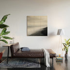 Black Beach, Iceland Abstract Landscape Wood Wall Art Gallery Image 2