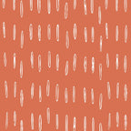 Boho, Raindrops Pattern in Terracotta Coffee Mug Gallery Image 2