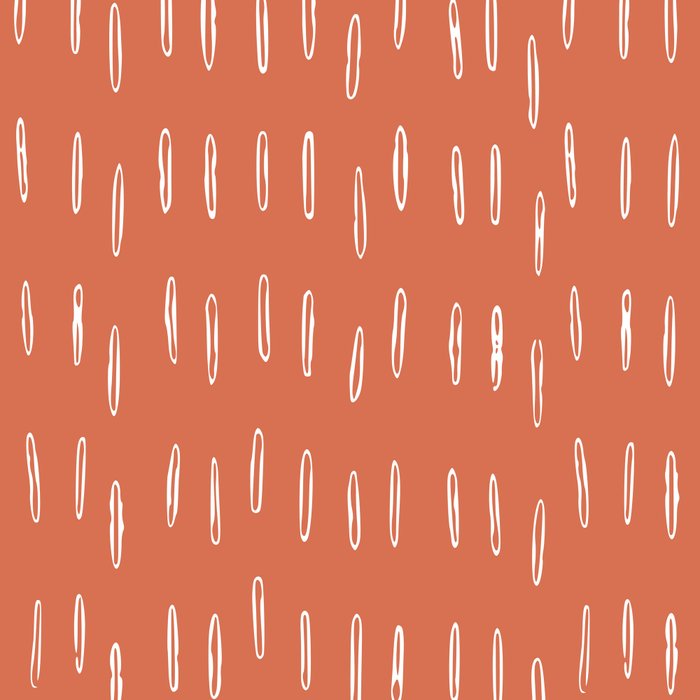 Boho, Raindrops Pattern in Terracotta Coffee Mug Gallery Image 2
