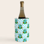 Retro earth planet cartoon pattern Wine Chiller Gallery Image 3