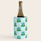 Retro earth planet cartoon pattern Wine Chiller Gallery Image 2