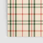 Festive Green & Red Christmas Plaid Poster Gallery Image 3