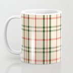 Festive Green & Red Christmas Plaid Coffee Mug Gallery Image 3