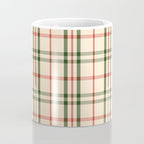 Festive Green & Red Christmas Plaid Coffee Mug Gallery Image 4