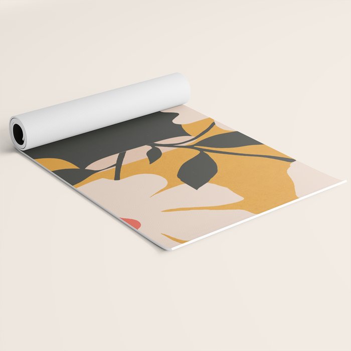 Geometric Blossom 1 Yoga Mat Gallery Image 2