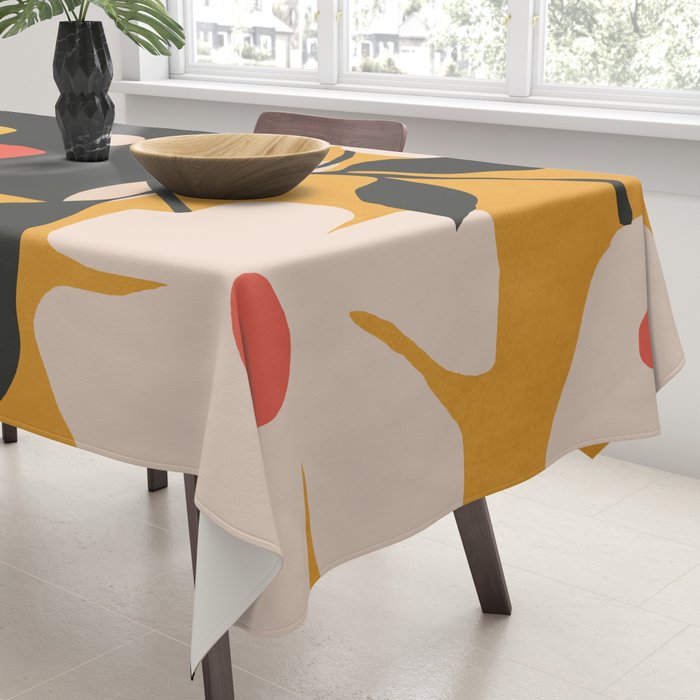 Geometric Blossom 1 Tablecloth Gallery Image 3