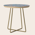 Floral Clematis Vine - Indigo Sunset Side Table Gallery Image 1