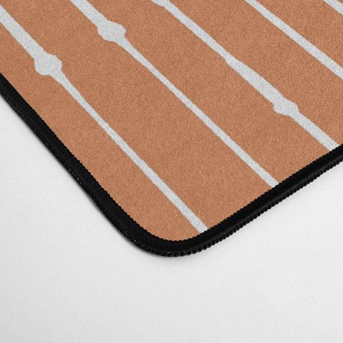 Geo (Terracotta Orange) Desk Mat Gallery Image 4