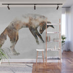 Jumping Fox Wall Mural Gallery Image 1