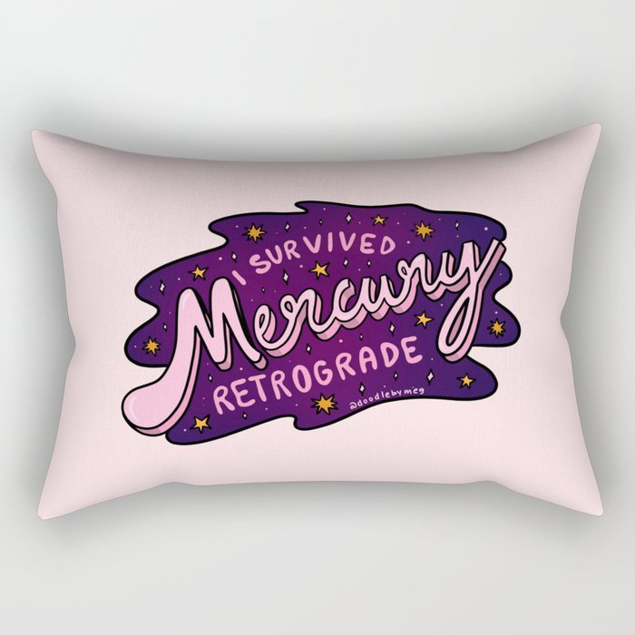 Mercury Retrograde Rectangular Pillow Gallery Image 2