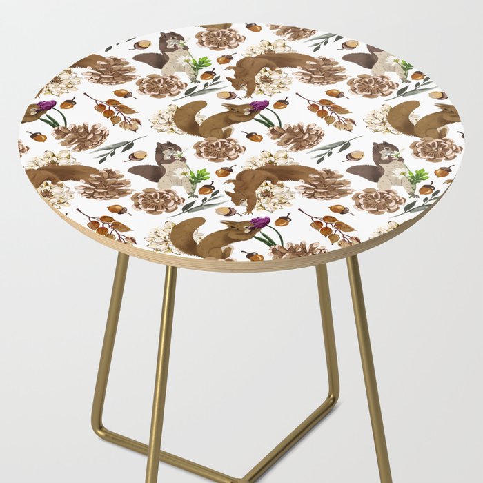 Flowering squirrel meadow Side Table Gallery Image 2