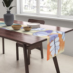 Minimal Lavender Floral Art Table Runner Gallery Image 2