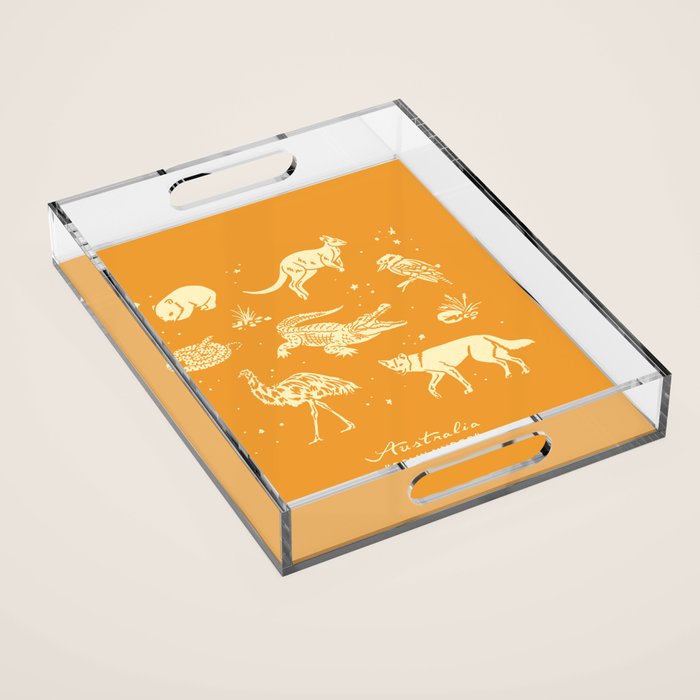 Animals of Australia Acrylic Tray Gallery Image 1