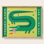 Fuck Around & Find Out Serving Tray Gallery Image 1