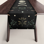 Moonlight Garden - Olive Green Table Runner Gallery Image 1