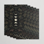 Moonlight Garden - Olive Green Wrapping Paper Gallery Image 3
