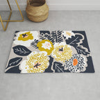 Scandinavian flowers greet you Rug Gallery Image 1