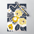 Scandinavian flowers greet you Wrapping Paper Gallery Image 1