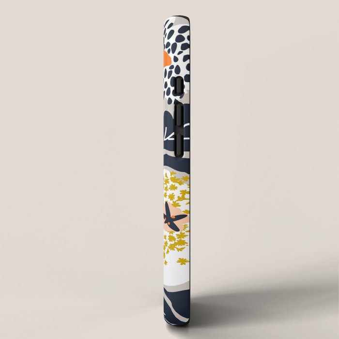 Scandinavian flowers greet you iPhone Case Gallery Image 2