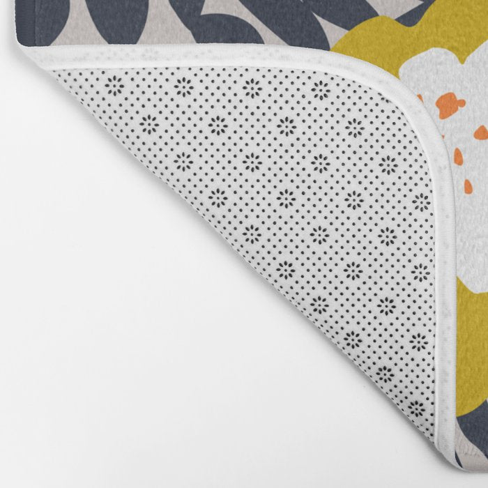 Scandinavian flowers greet you Bath Mat Gallery Image 2