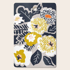 Scandinavian flowers greet you Cutting Board Gallery Image 1