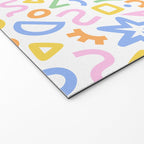 Colorful fun doodle art pattern Welcome Mat Gallery Image 2