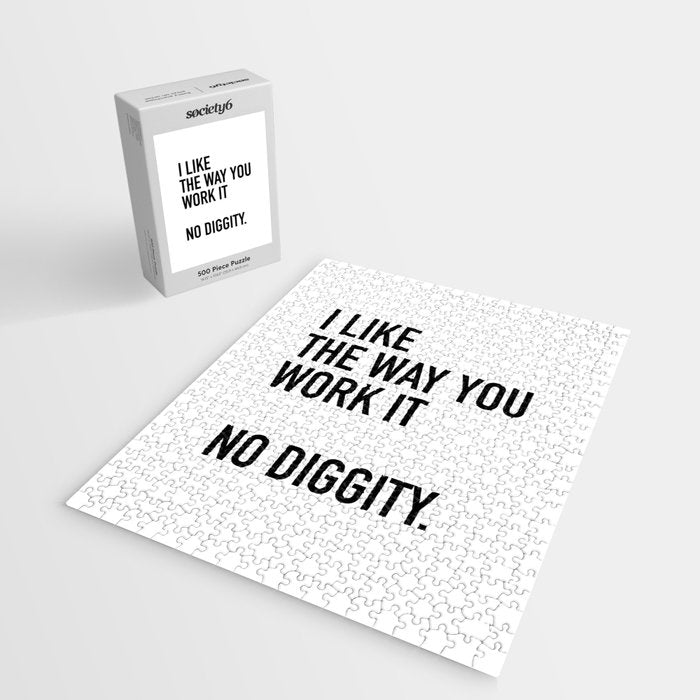 I Like The Way You Work It No Diggity Jigsaw Puzzle Gallery Image 2